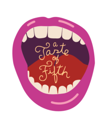 Mouth Logo for A Taste of Fifth 2019