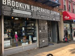 Store front of Brooklyn Superhero Supply