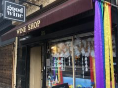 Store front of Good Wine