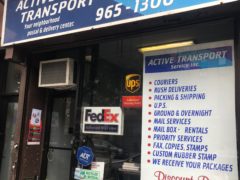 Store front of Active Transport Services Inc.