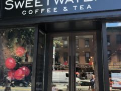 Store front of Sweetwaters Cafe