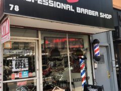 Store front of George's Barber Shop 2