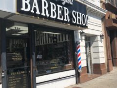 Store front of Elegant Barber Shop