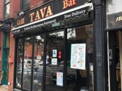 Store front of Tava Bar