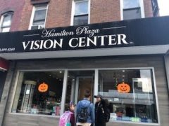 Store front of Hamilton Plaza Vision Center