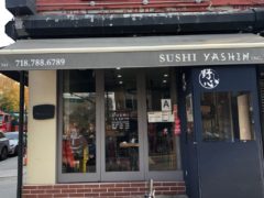 Store front of Yashin Sushi