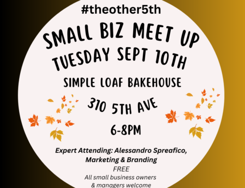 Small Business Meet Ups kick off again this Fall on #theother5th